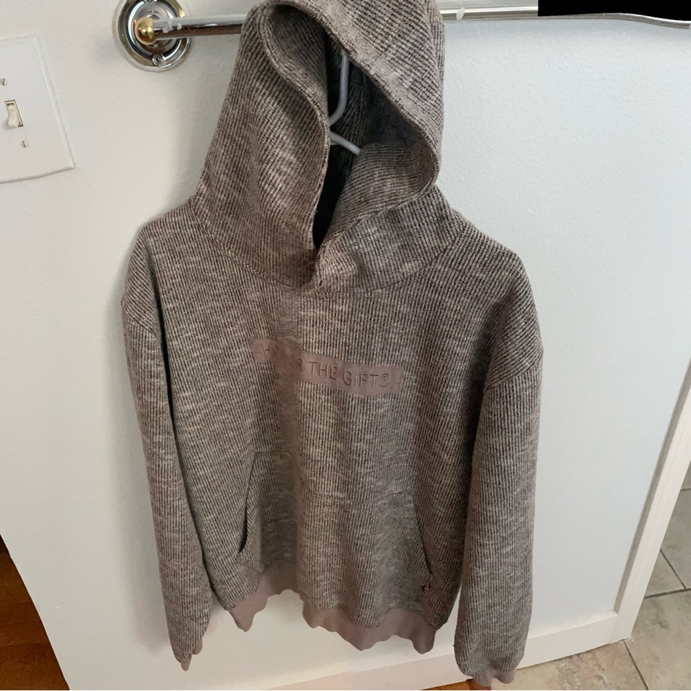 Men's Heathered Knit Hoodie